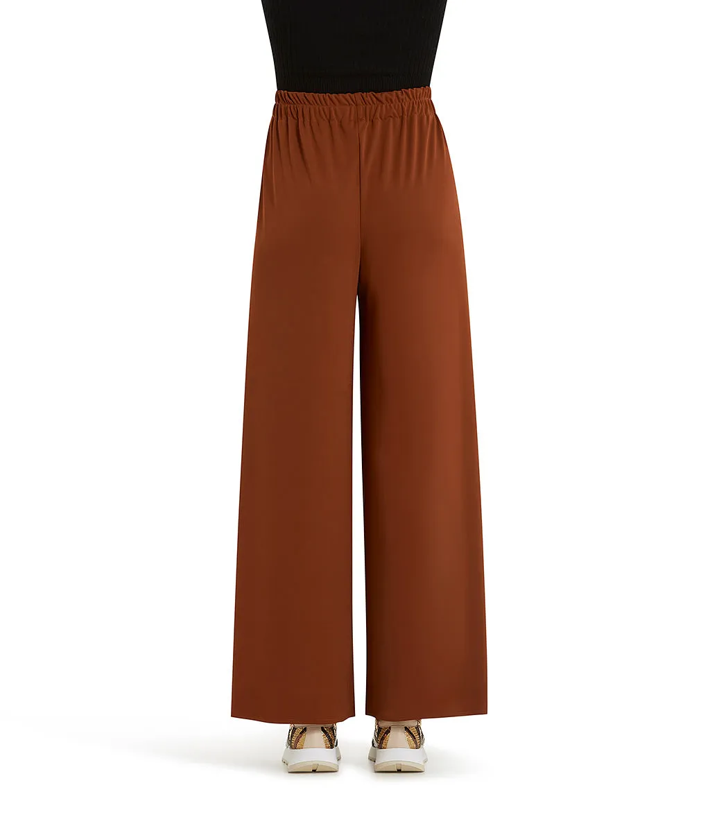 Rust palazzo trousers