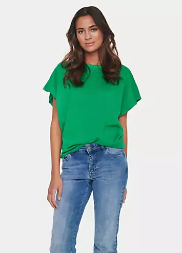 Saint Tropez Mila Short Sleeve Round Neck Pullover | Grattan