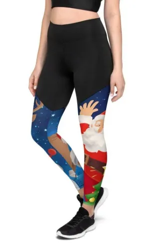 Santa Compression Leggings