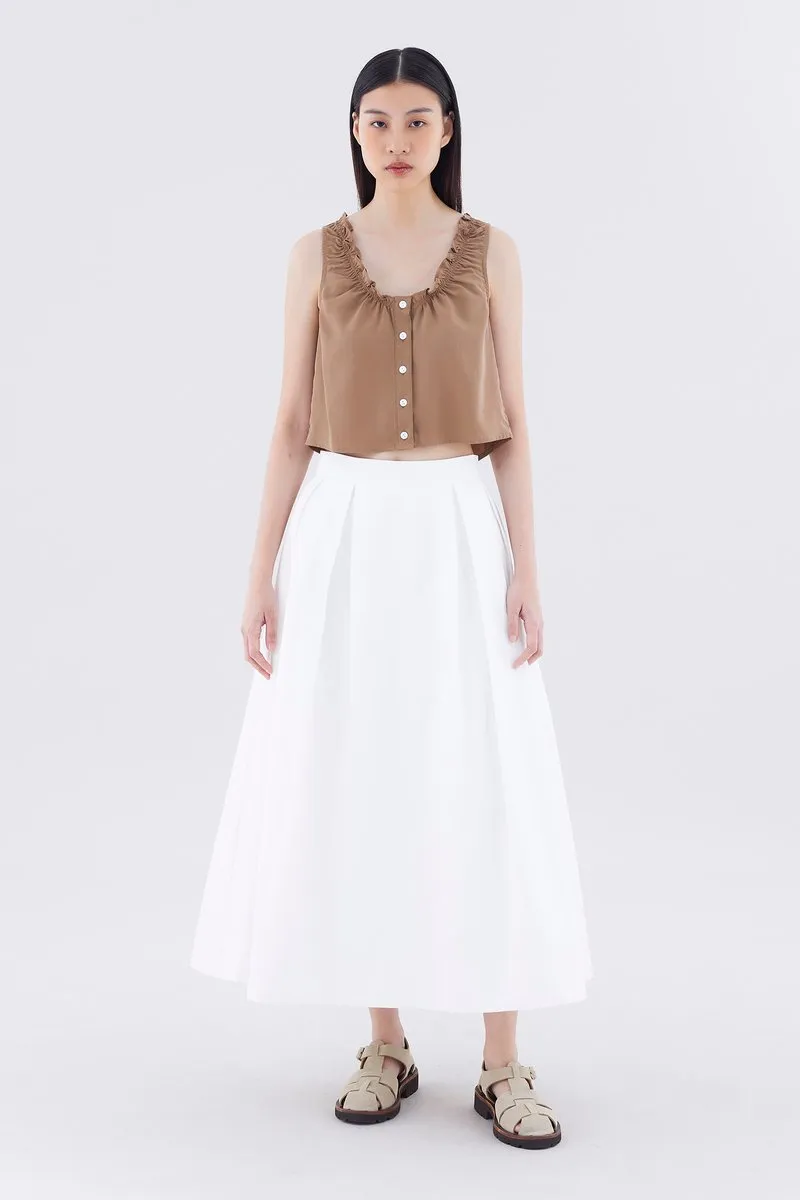 Savana Box-Pleat Skirt