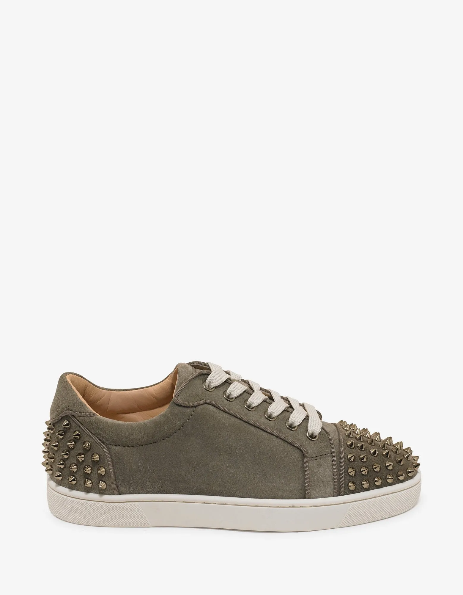 Seavaste 2 Orlato Khaki Suede Leather Trainers -