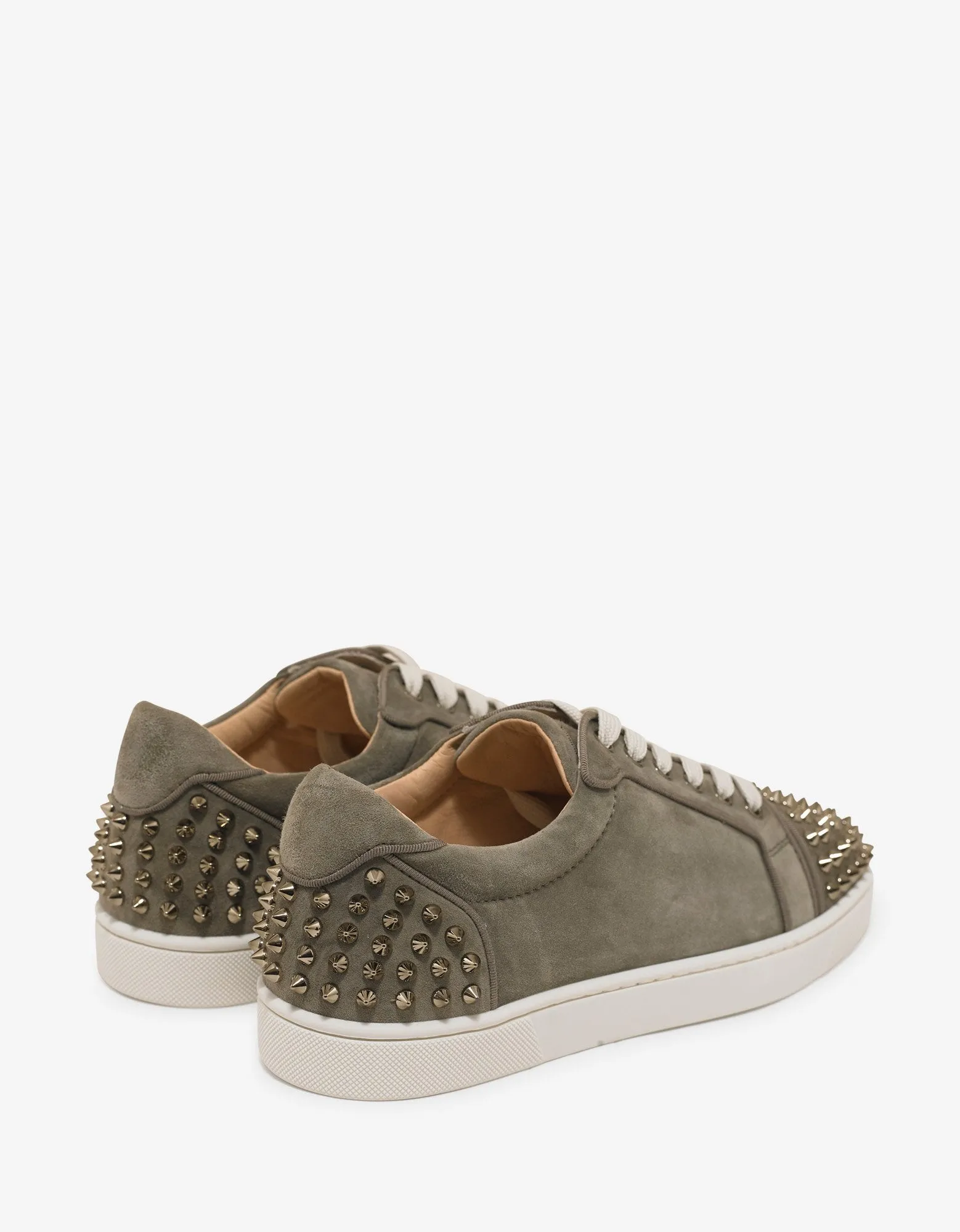 Seavaste 2 Orlato Khaki Suede Leather Trainers -