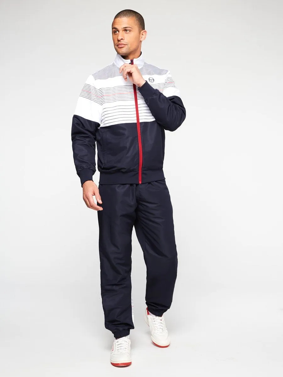 SERGIO TACHINNI NAMMURANT MEN’S  TRACKSUIT- NTKWH RED ZIPER