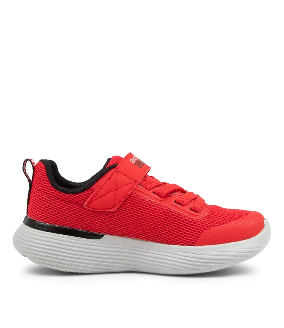 SKECHERS Go Run 400 V2 K Jnr Red Black Sneakers