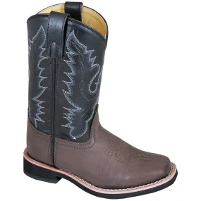 Smoky Mountain Children's Tyler Brown/Black Cowboy Boot