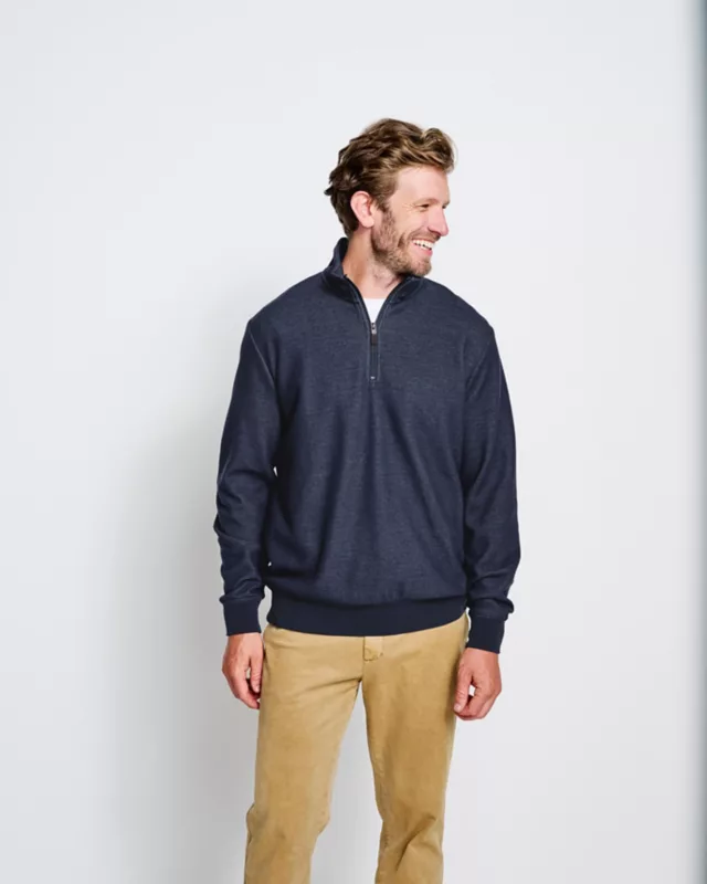 Softest French Rib 1/4-Zip Pullover