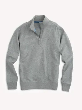     SOUTHERN TIDE  Boys' Heathered Skipjack Quarter Zip Pullover    