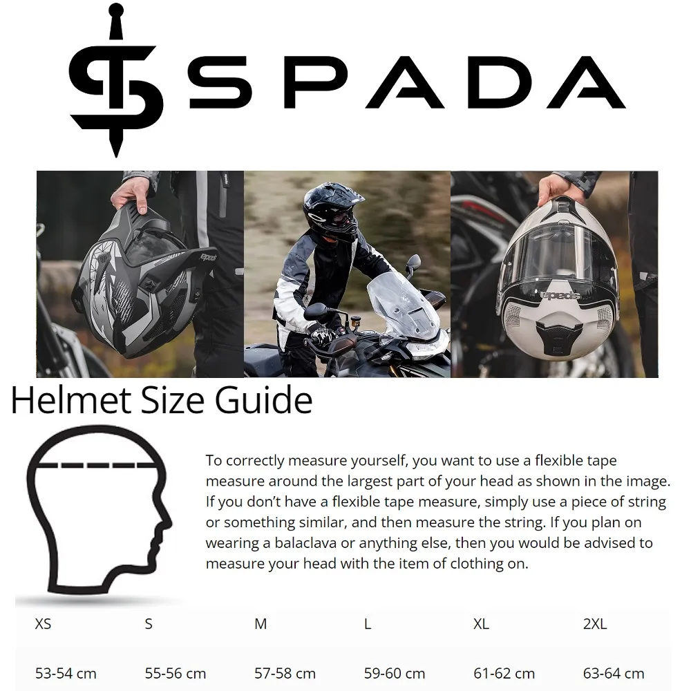 Spada Raiden 2 Plain Helmet - Black