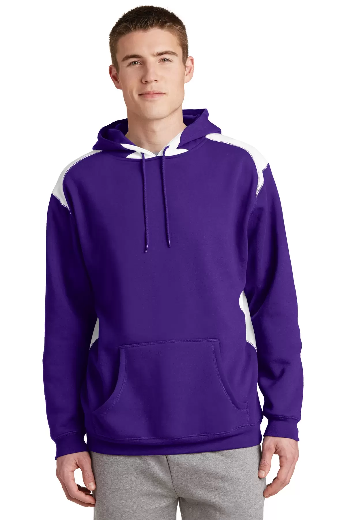 Sport Tek Pullover Hooded Sweatshirt with Contrast Color F264 SKU: F264