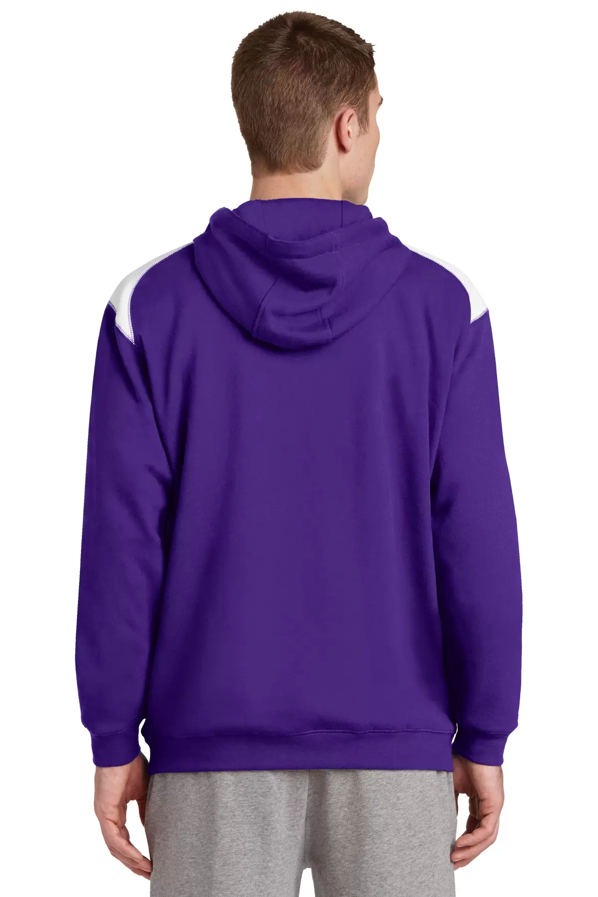 Sport Tek Pullover Hooded Sweatshirt with Contrast Color F264 SKU: F264