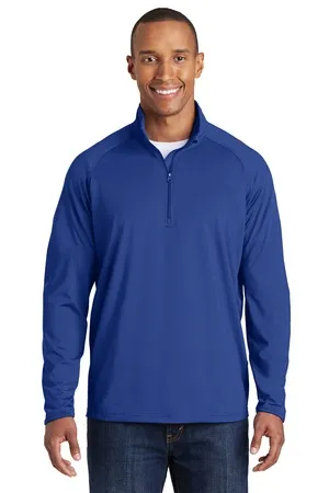 Sport-Tek Sport-Wick Stretch Half-Zip Pullover. ST850