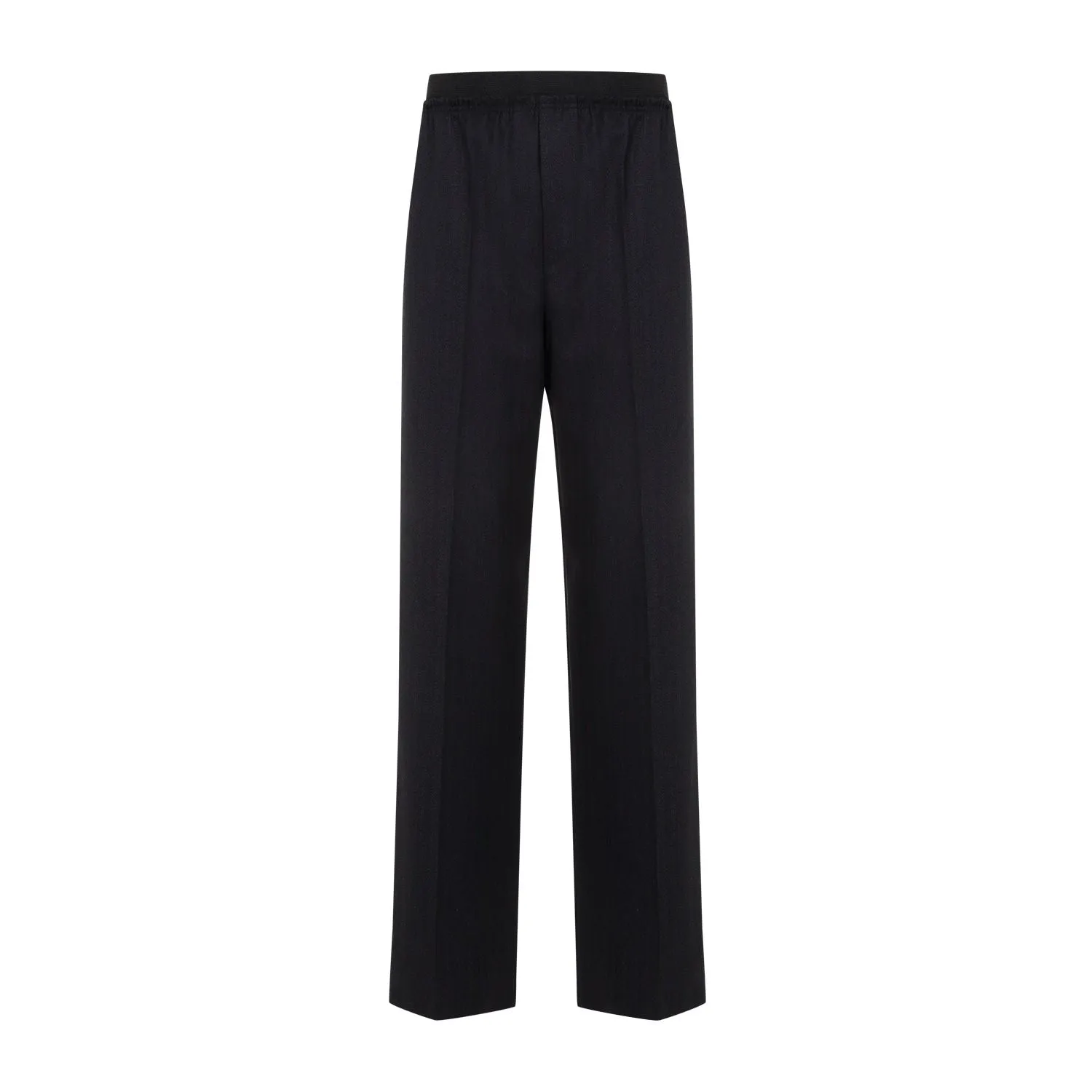 STRIPED WOOL TROUSERS