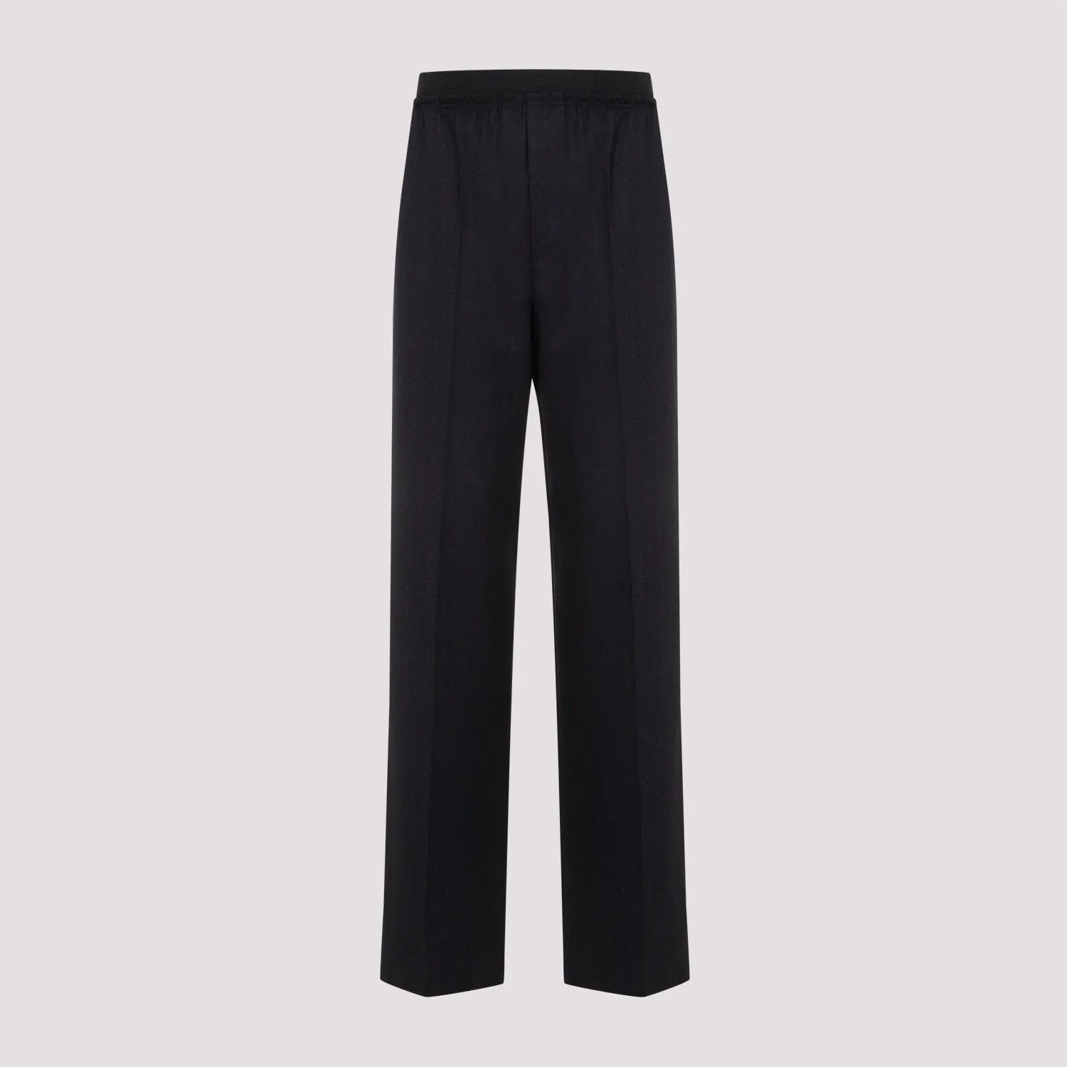 STRIPED WOOL TROUSERS