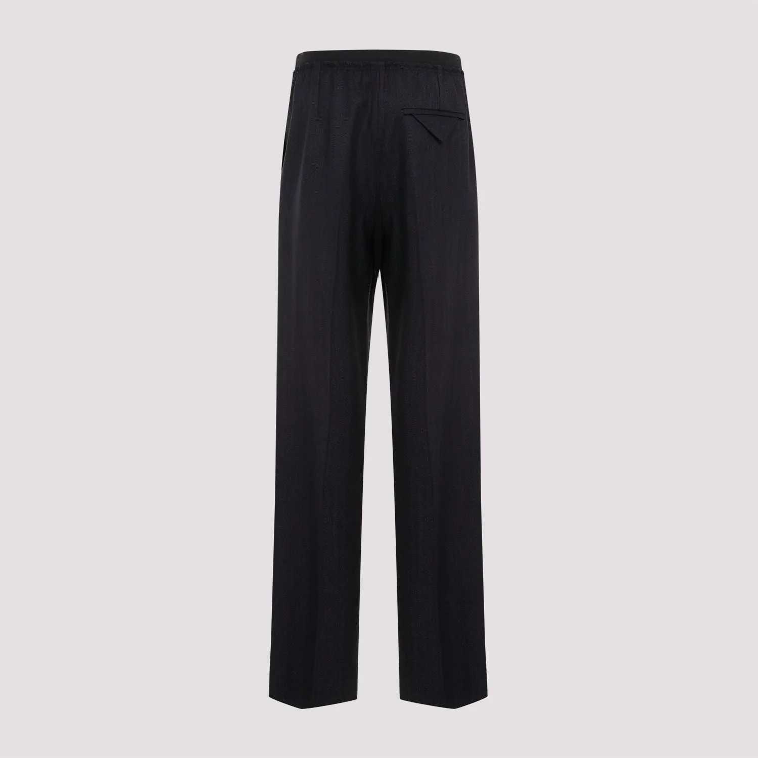 STRIPED WOOL TROUSERS