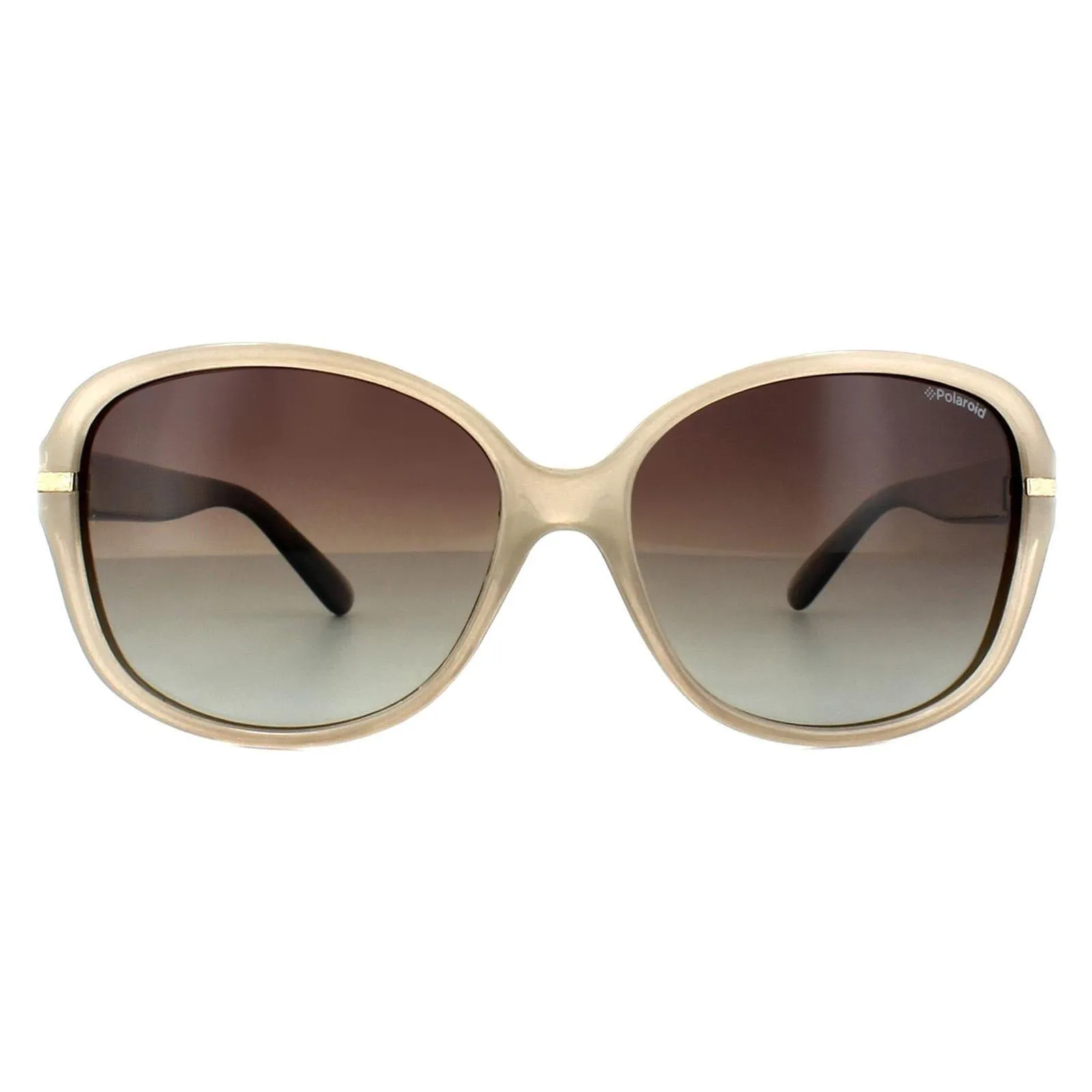 Sunglasses | Fashion Beige Havana Brown Gradient Polarized Sunglasses | Polaroid