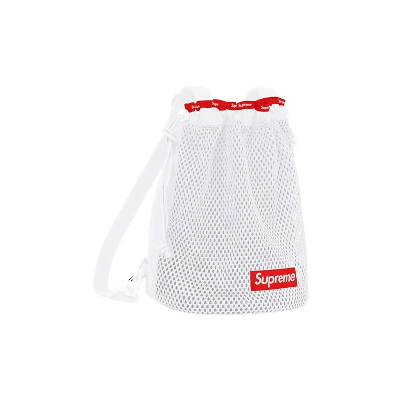 Supreme Mesh Small White Backpack