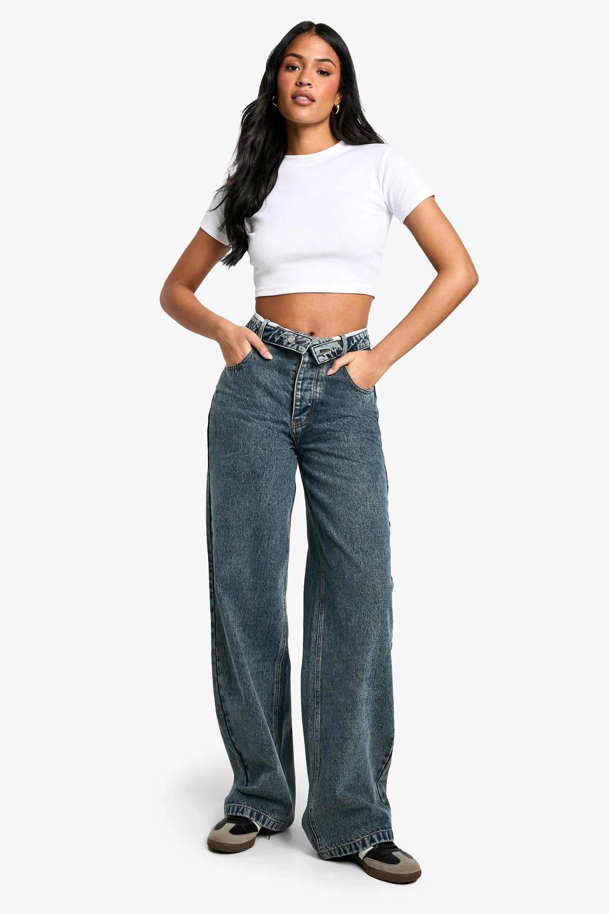 Tall Basics Slouchy Wide Leg Jeans