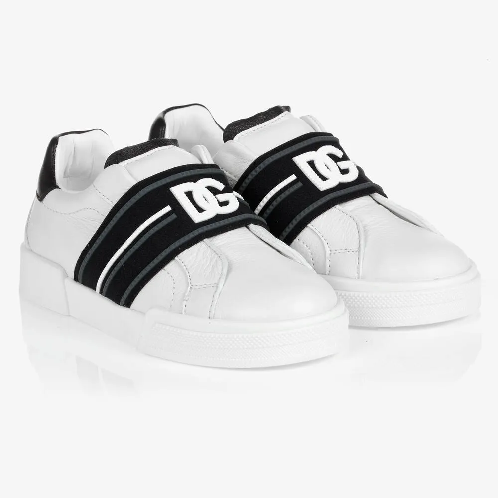 Teen Boys White Trainers