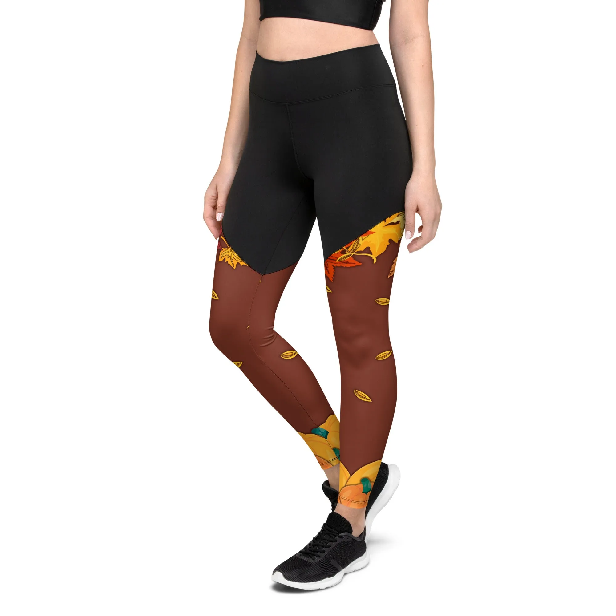 Thanksgiving Vibes Compression Leggings