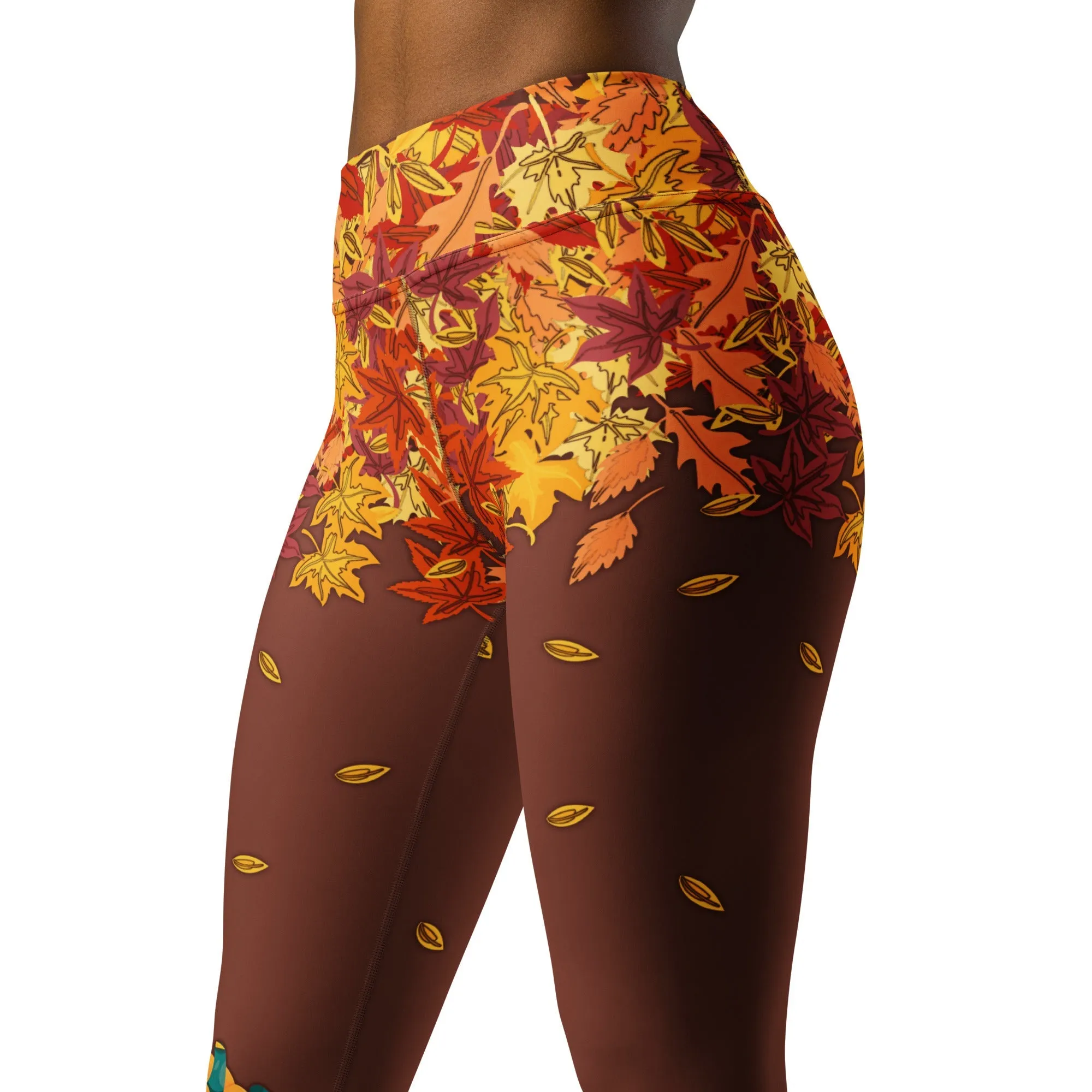 Thanksgiving Vibes Yoga Leggings