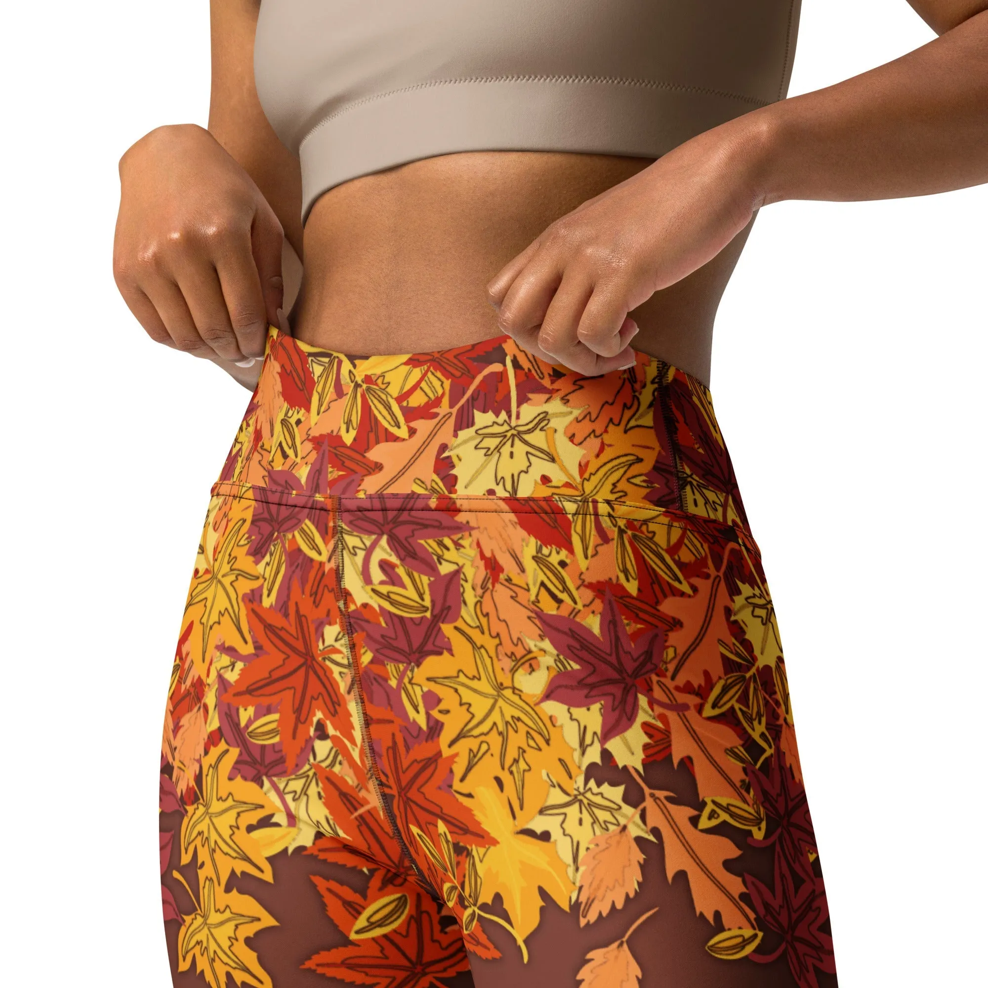 Thanksgiving Vibes Yoga Leggings