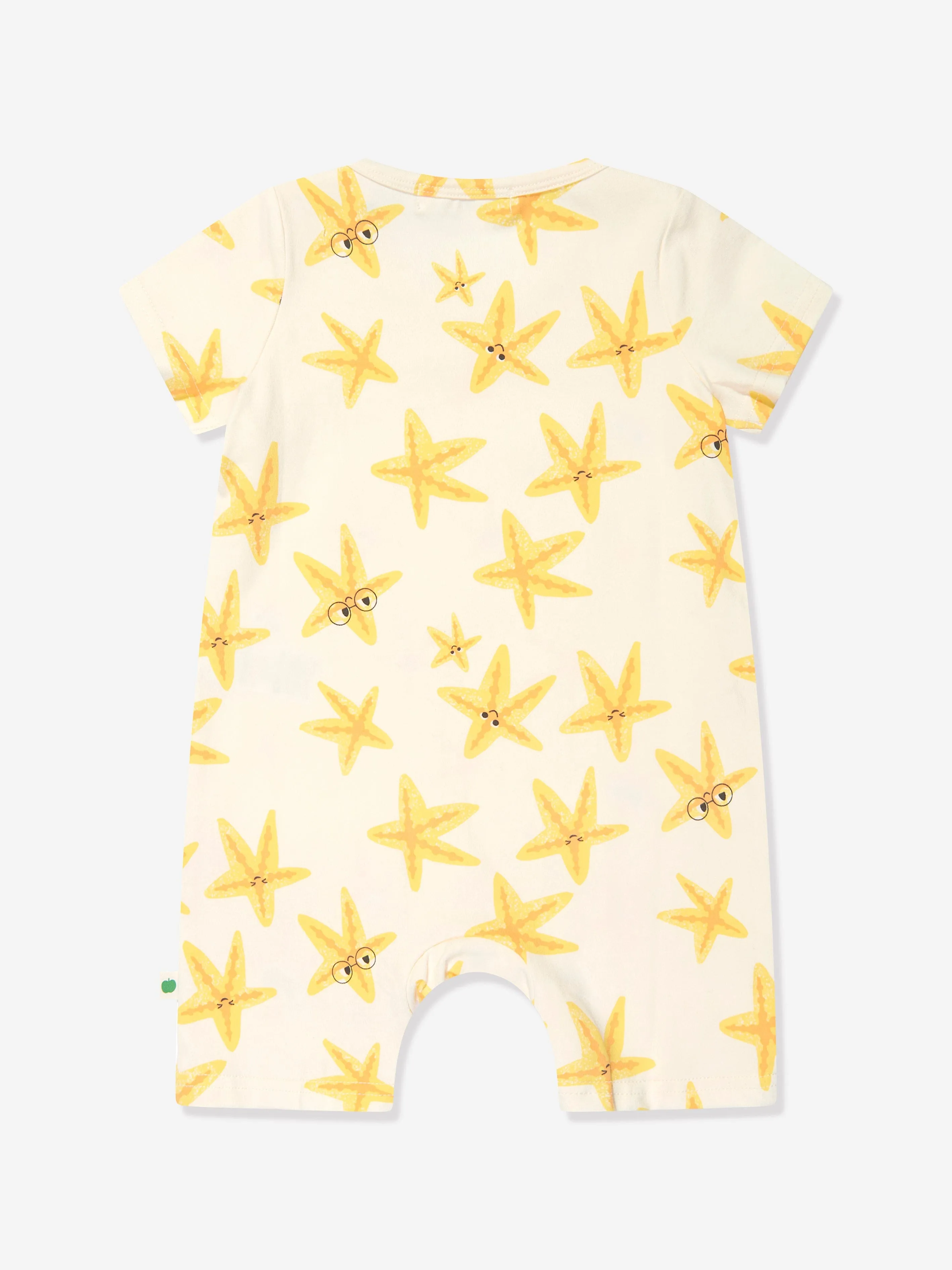 The Bonnie Mob Baby Girls Cockle Starfish Romper Set in Ivory