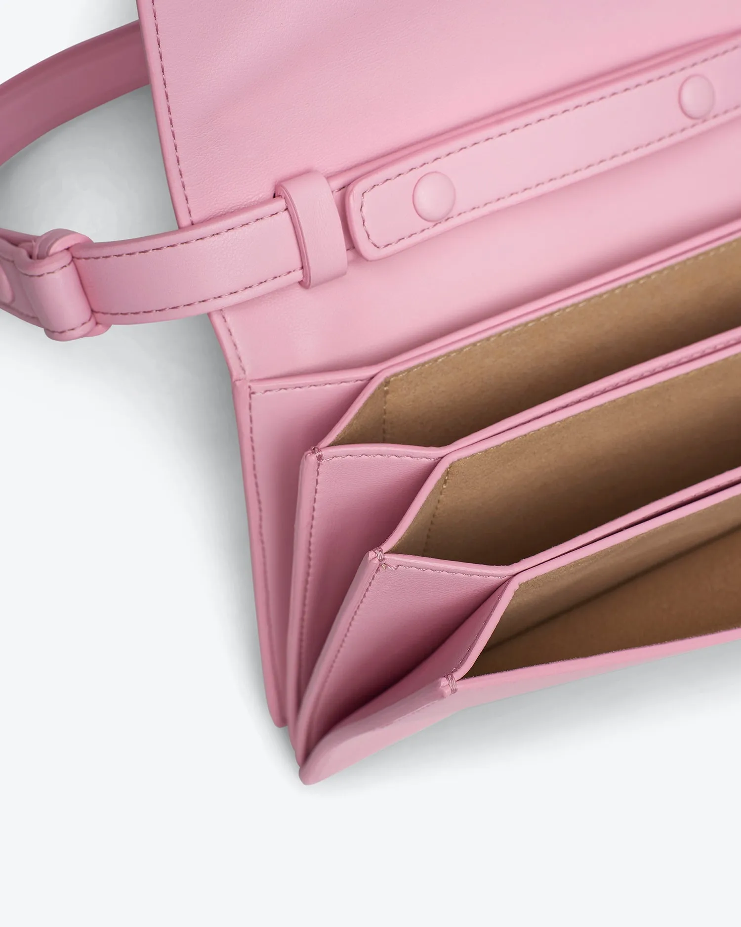 The Concertina - Sale Alt-Nappa Shoulder Bag - Pink