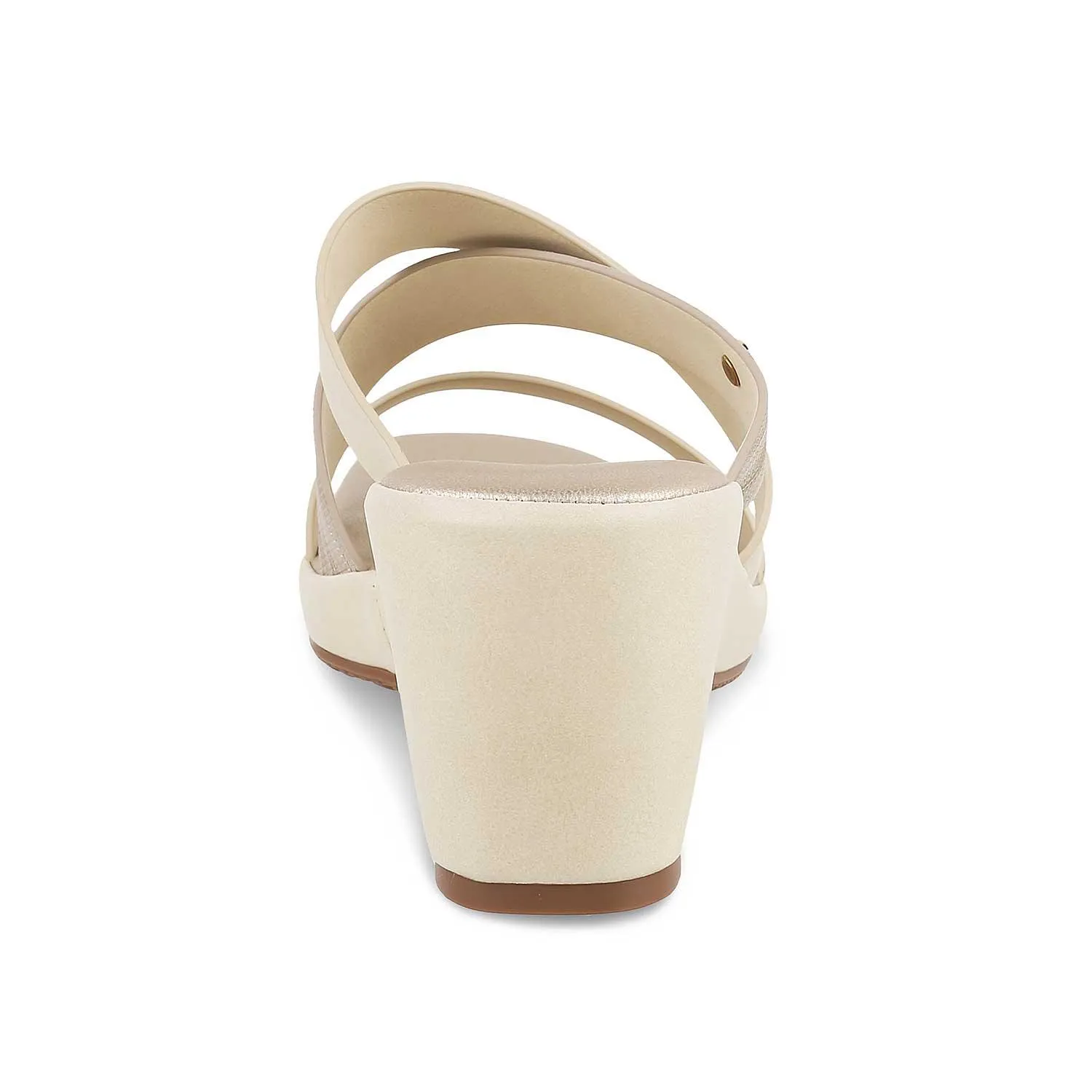 The Freeport Beige Women's Dress Block Heel Sandals Tresmode