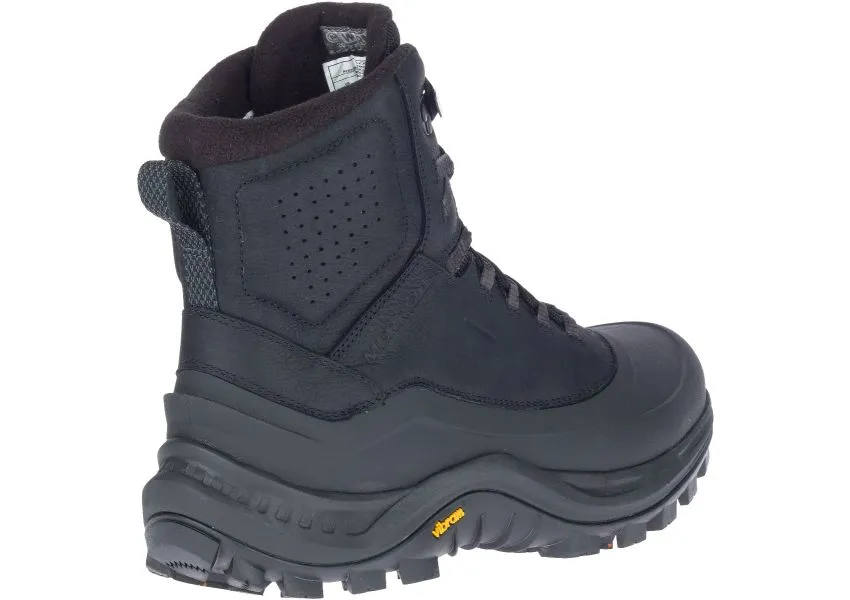 Thermo Overlook 2 Mid Waterproof Black Leather Wide Boot