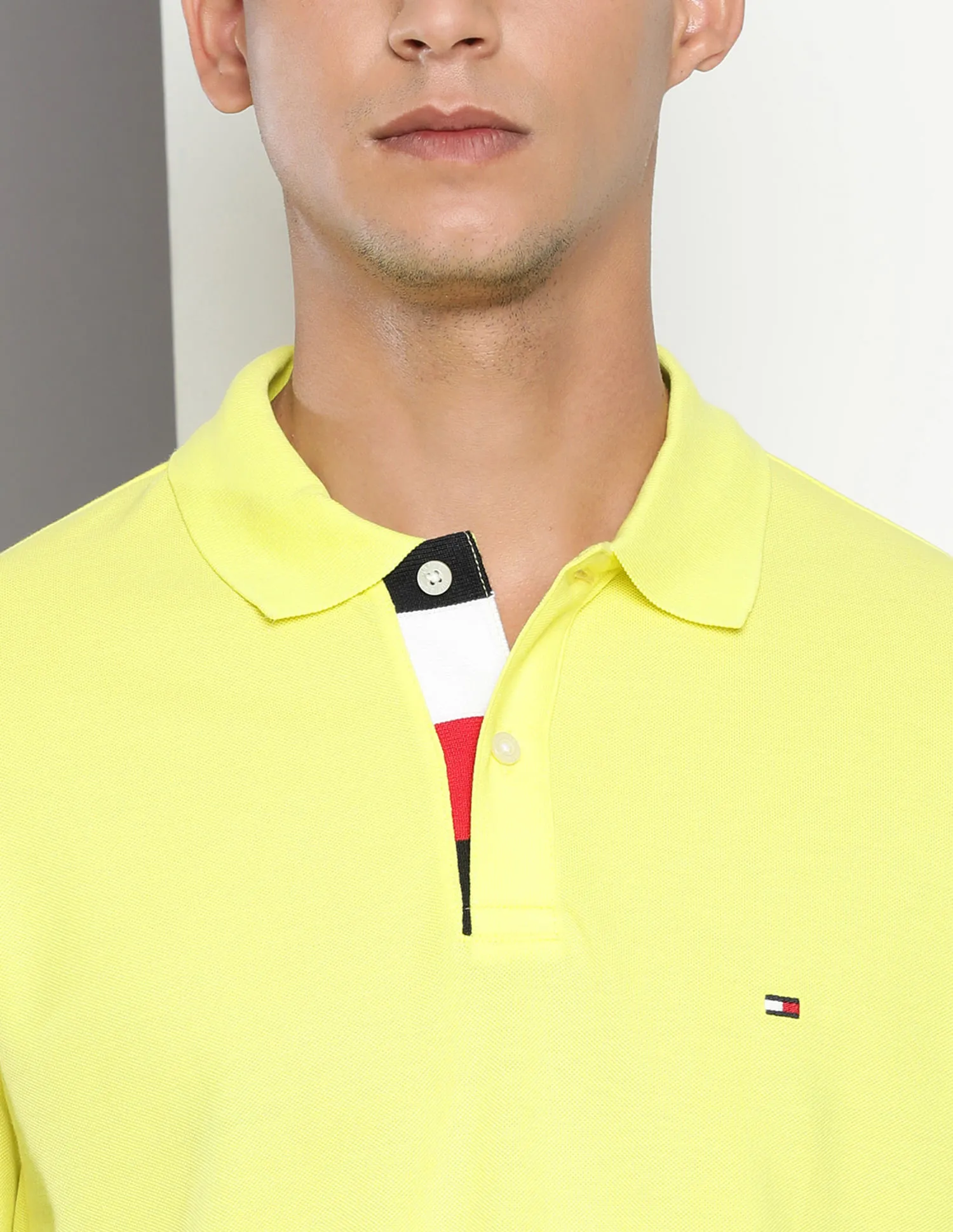 Tommy Hilfiger Solid Cotton Polo Shirt