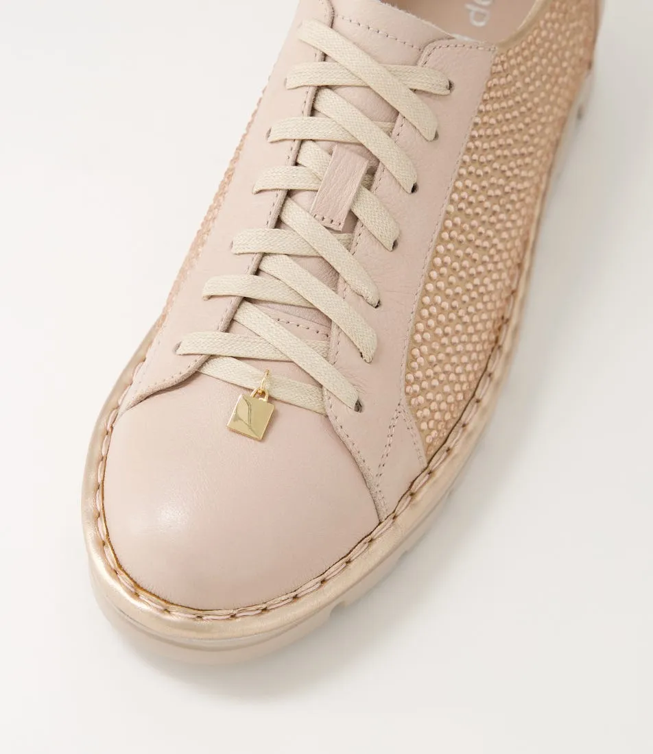 TOP END Elford Dusty Pink Pale Rose Gold Multi Sneakers