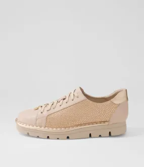 TOP END Elford Dusty Pink Pale Rose Gold Multi Sneakers