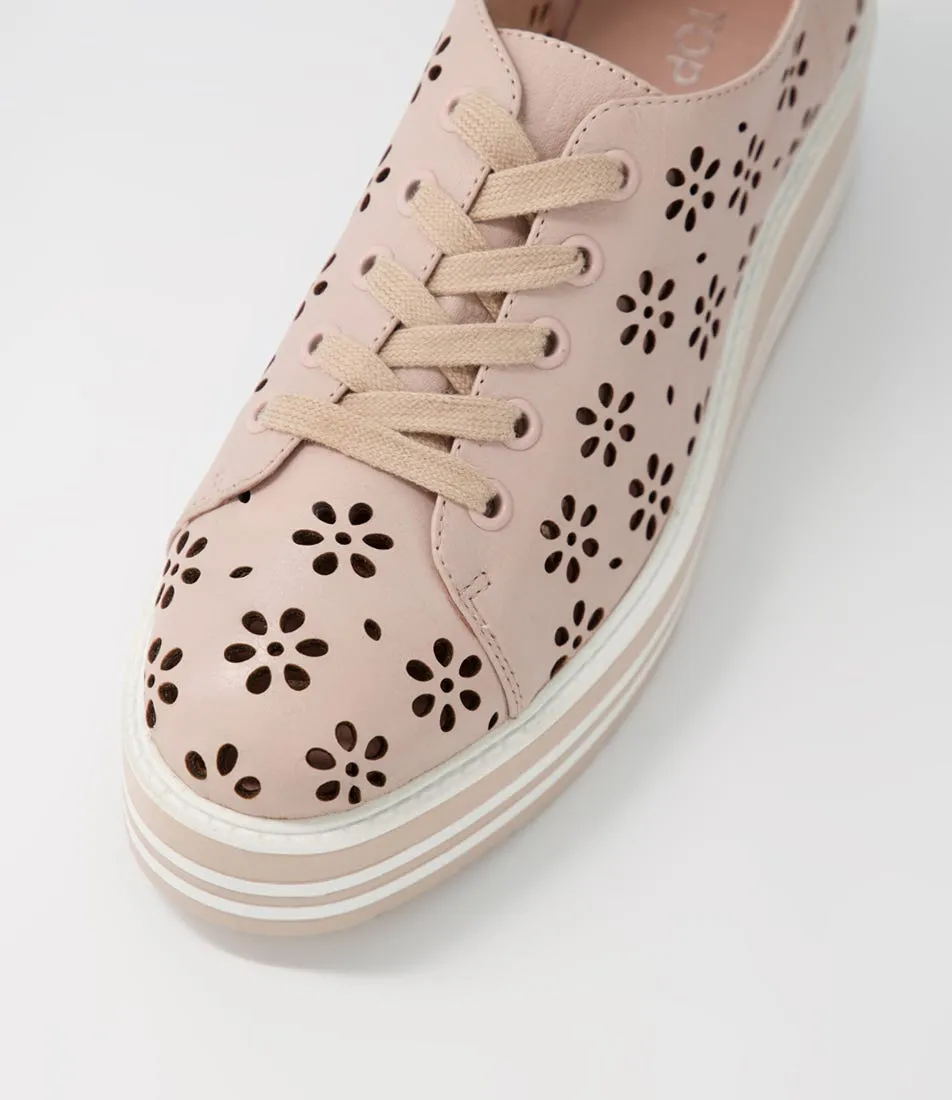 TOP END Sancia Rose Leather Sneakers