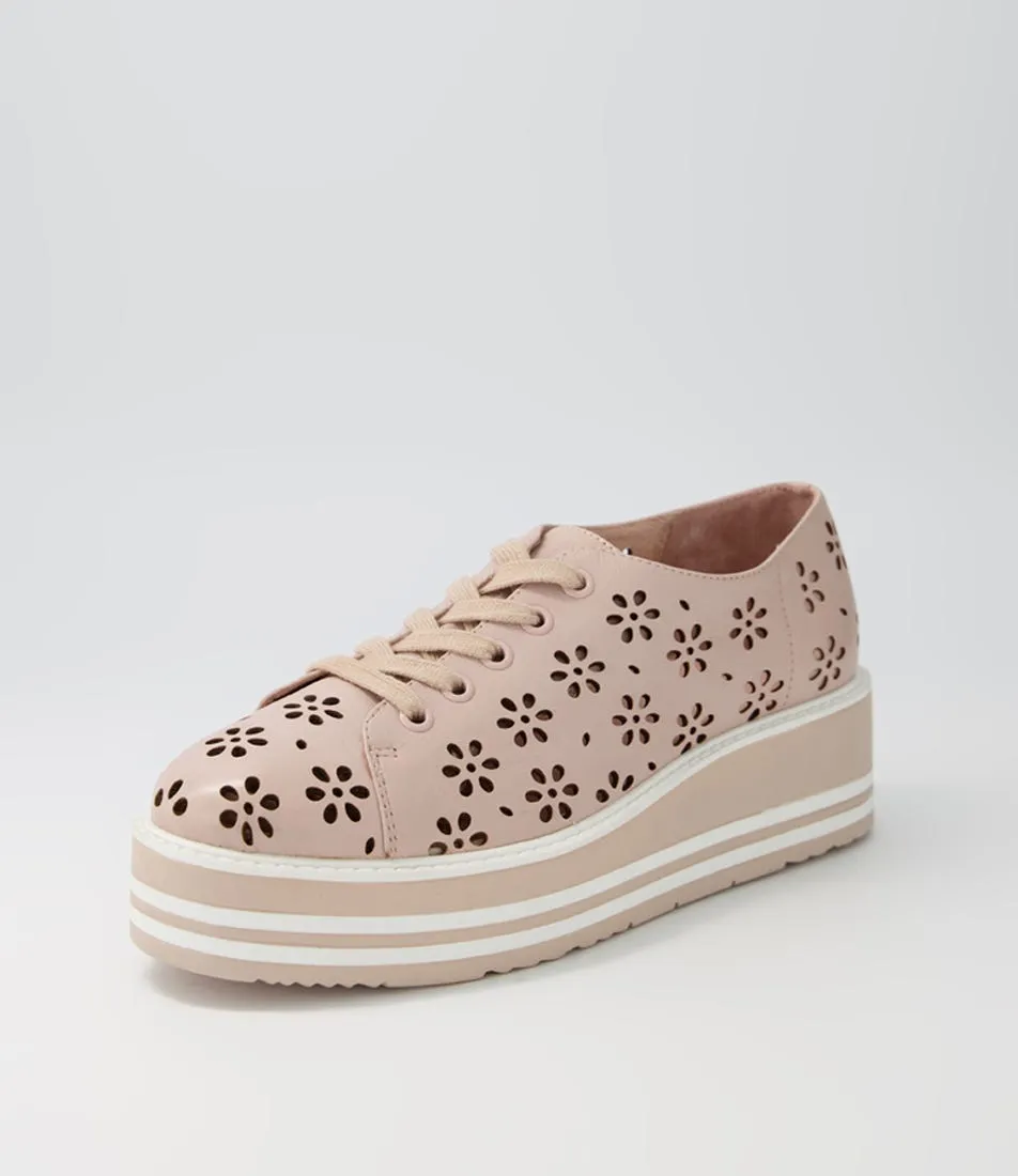 TOP END Sancia Rose Leather Sneakers