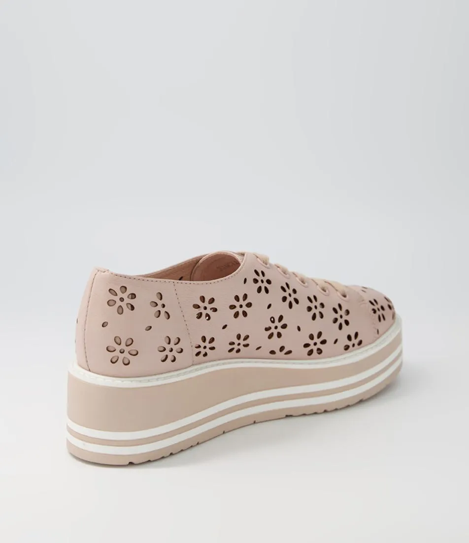 TOP END Sancia Rose Leather Sneakers