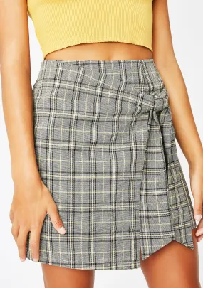 Top Knotch Plaid Skirt-