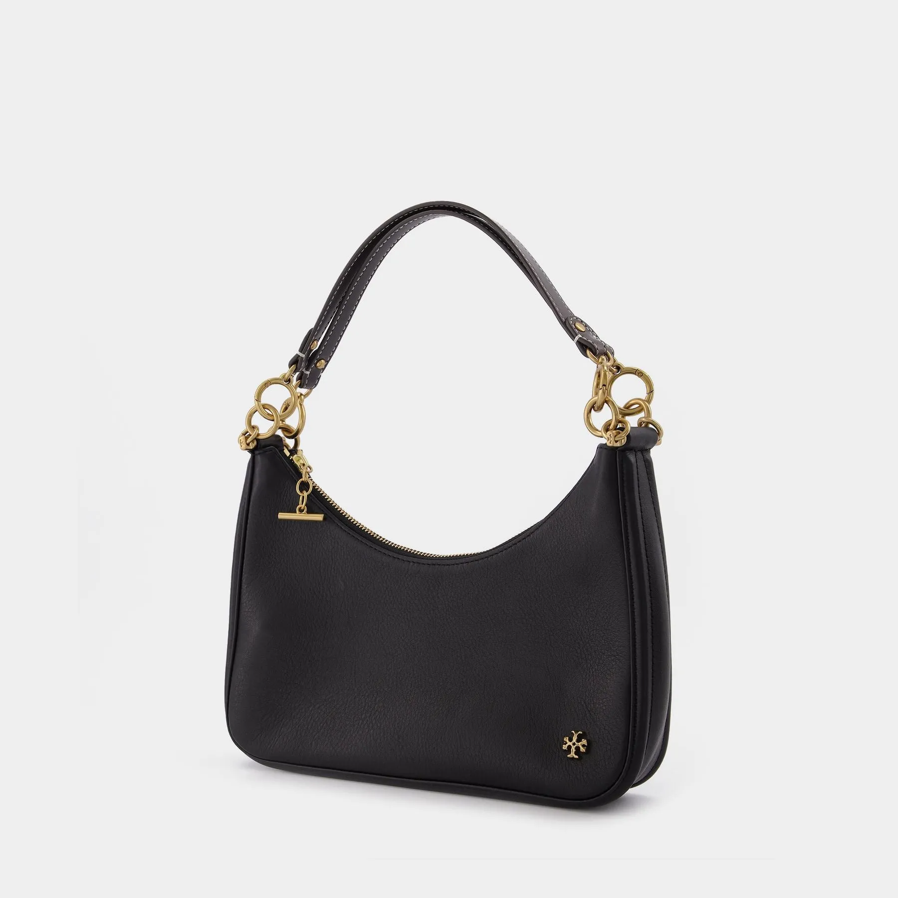 Tory Burch  151 Mercer Crescent Bag in black leather