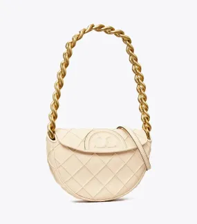 Tory Burch Fleming Soft Crescent Mini Shoulder Bag