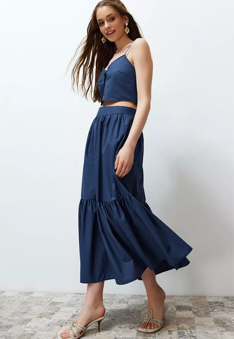 Trendyol Maxi Flared Skirt