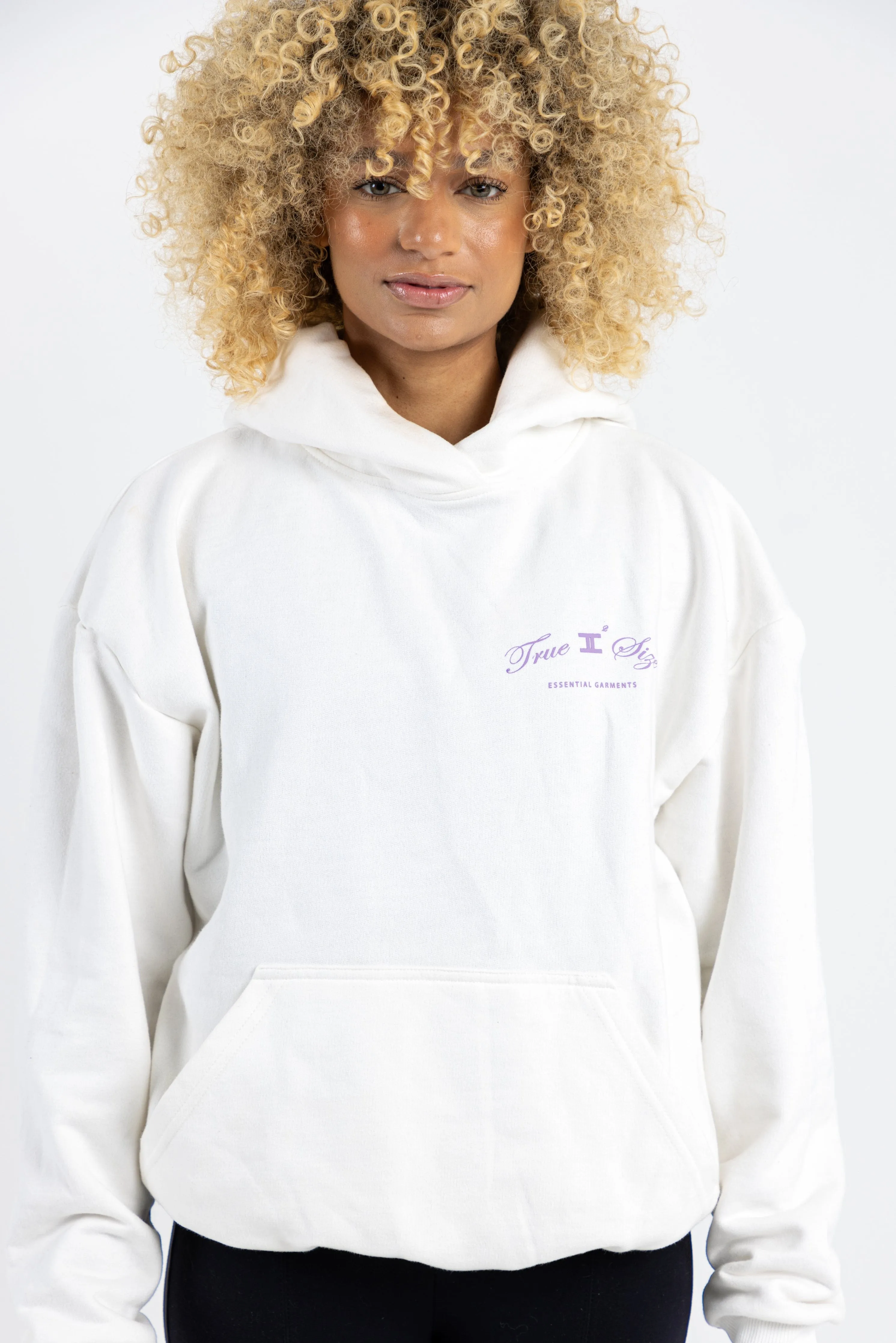 True 2 Size Essential Hoodie Orbits Collection Ivory