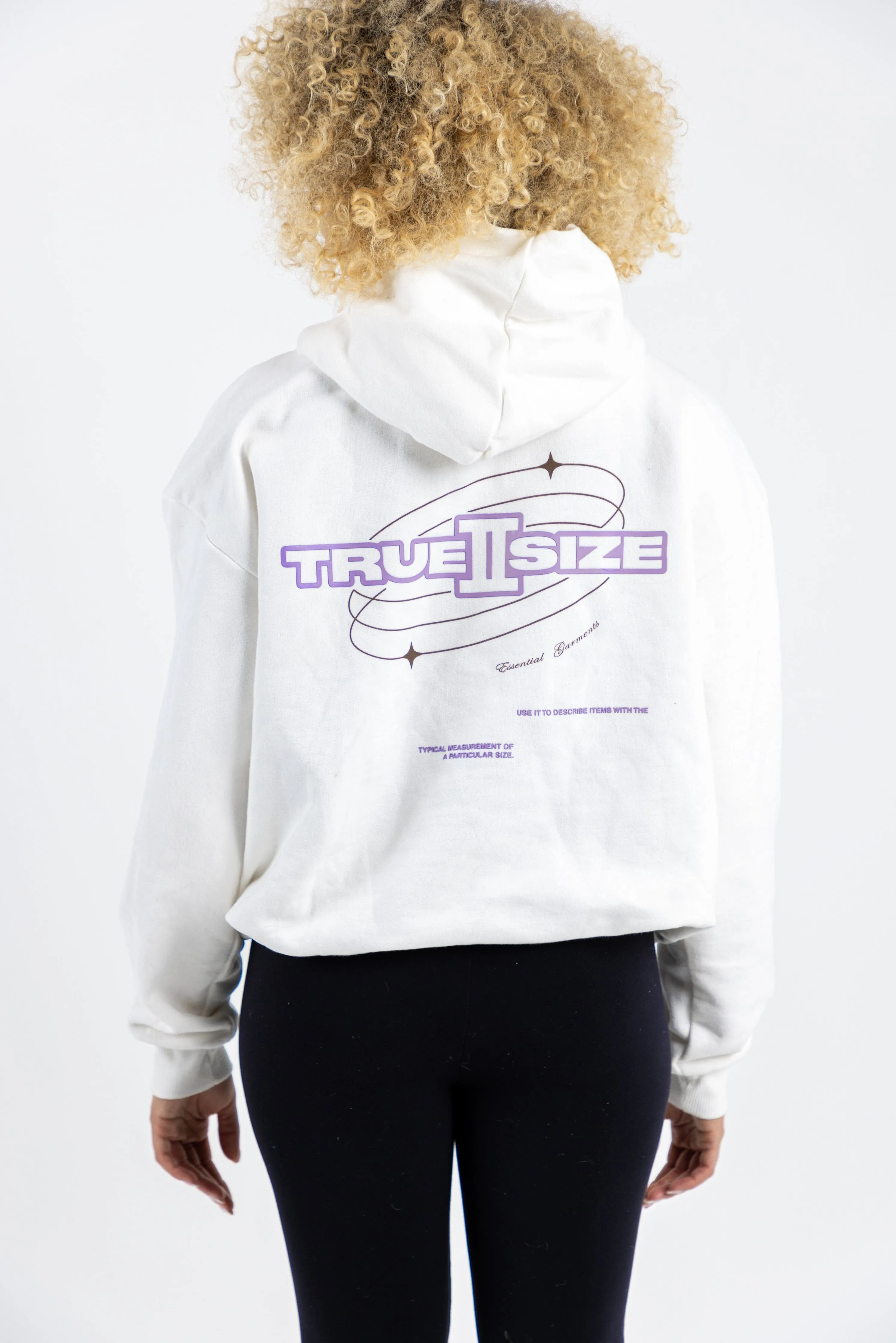 True 2 Size Essential Hoodie Orbits Collection Ivory