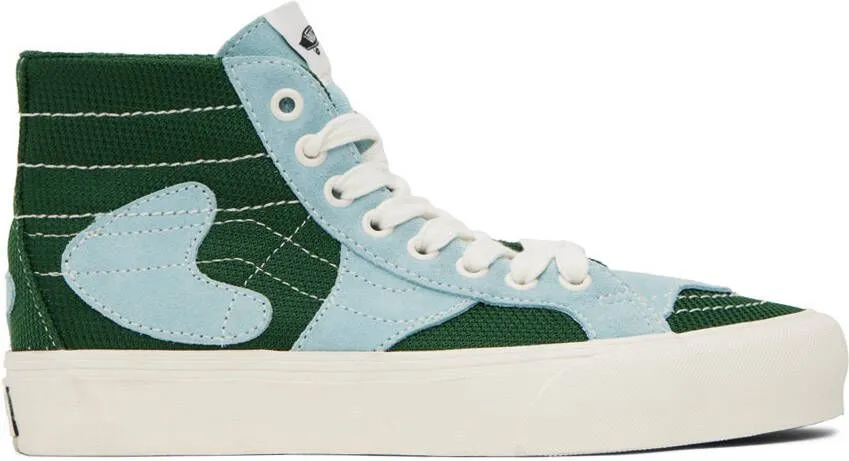 Vans Green & Blue Sk8-Hi WP VR3 LX Sneakers