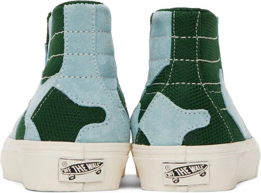 Vans Green & Blue Sk8-Hi WP VR3 LX Sneakers