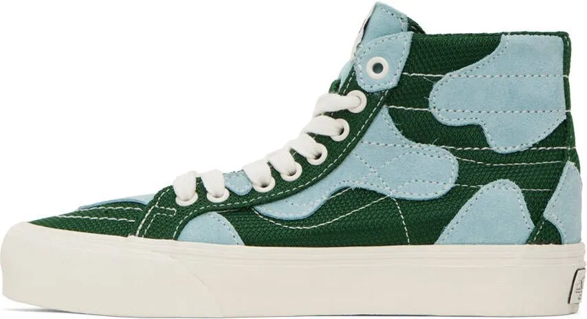 Vans Green & Blue Sk8-Hi WP VR3 LX Sneakers