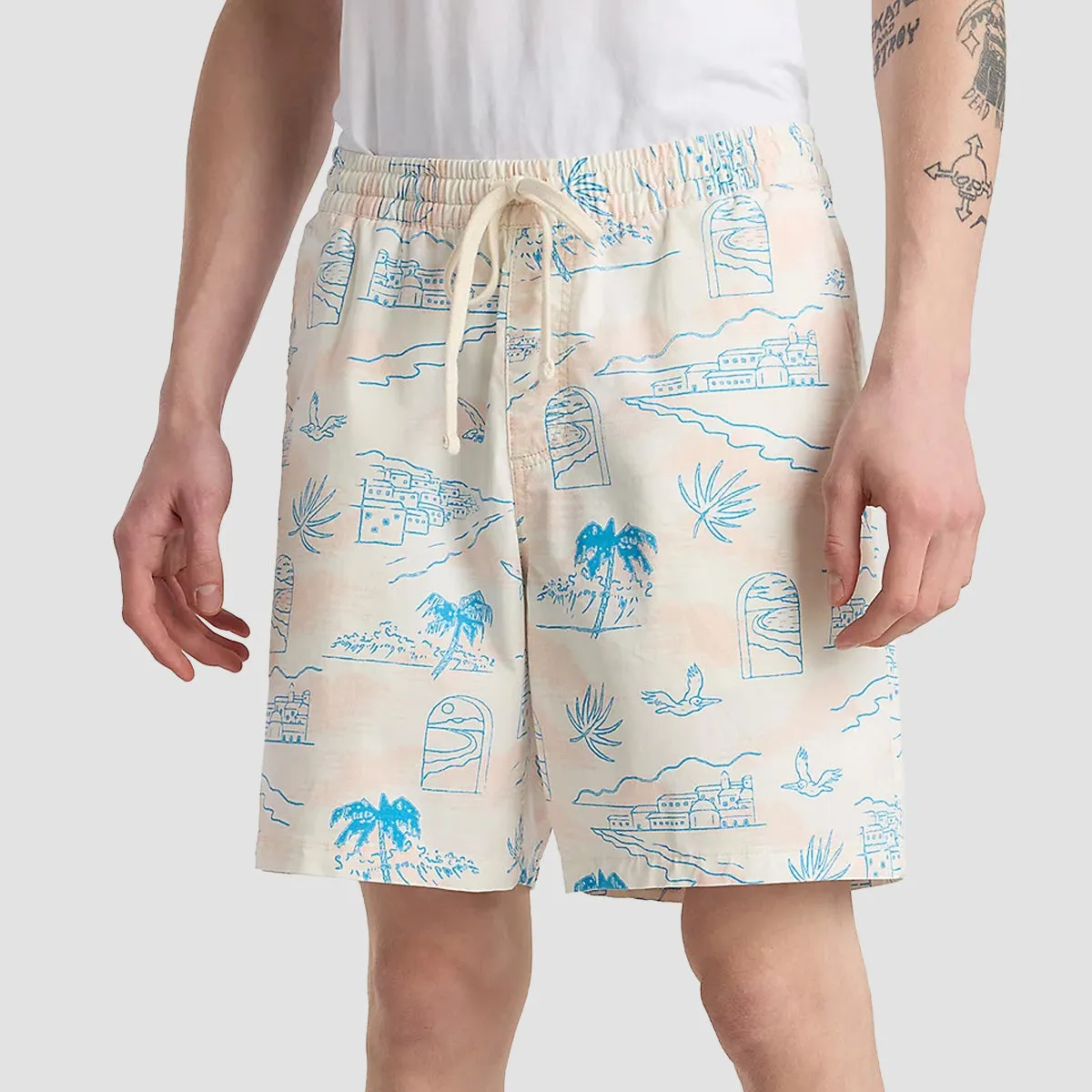 Vans Range Relaxed Elastic 18 Shorts Marshmallow/Malibu Blue