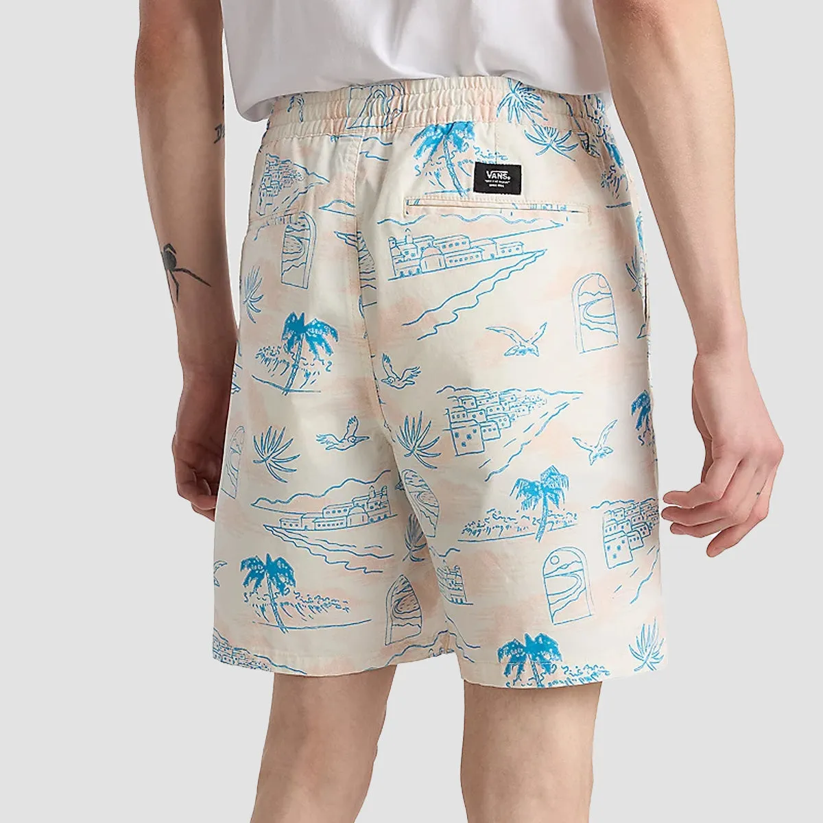 Vans Range Relaxed Elastic 18 Shorts Marshmallow/Malibu Blue