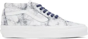 Vans White OG Sk8 Mid LX Distress Sneakers