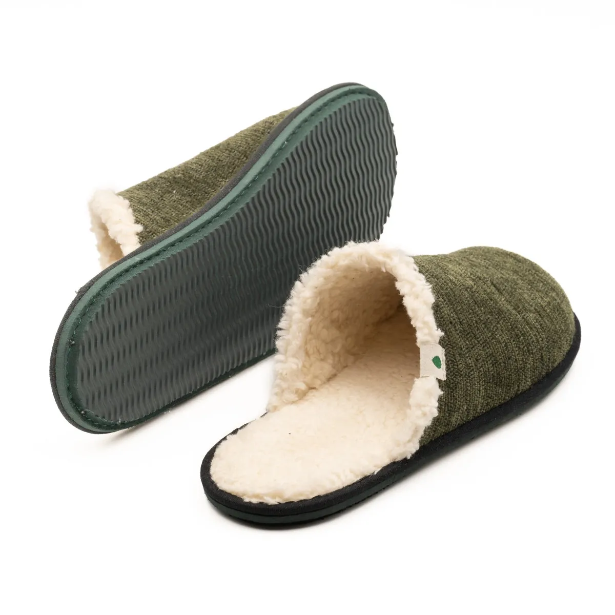 Vegan home slipper green SUS009