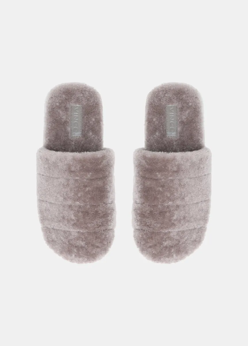 Vince Loni Closed Toe Slide Slipper in Marble