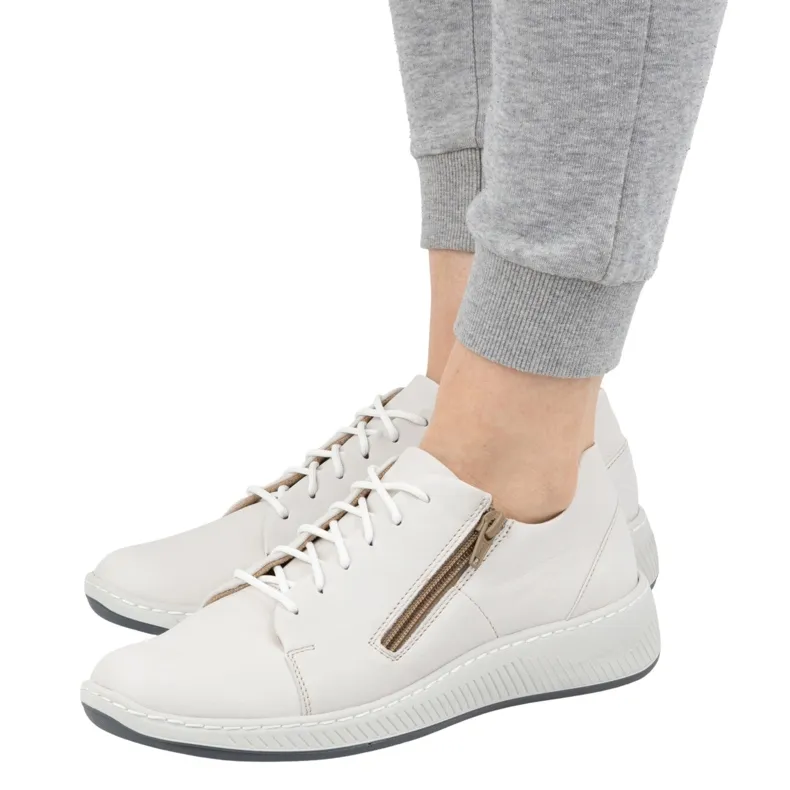 WASAK Women's leather sneakers 0602W white